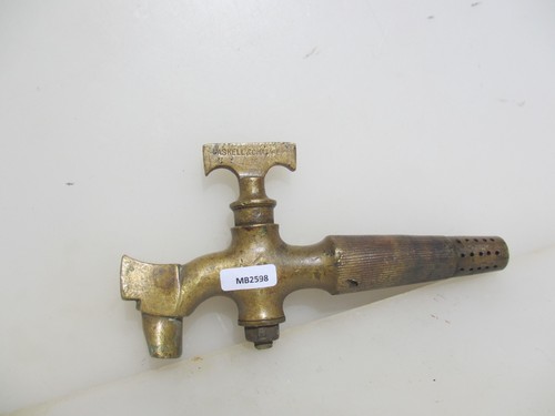 Vintage solid brass barrel - brass,