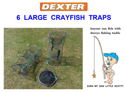 Large dexter crayfish traps - 6,