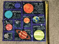 Space Fabric Quilt Panel For