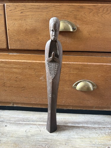 Ebony african tribal heads - tribal,