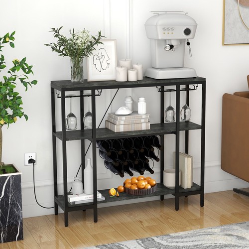 Wine rack with storage - with,