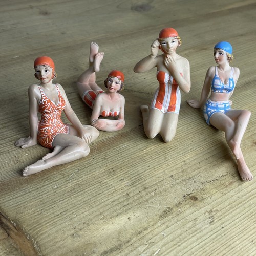 Lady dippers in swim - lady,