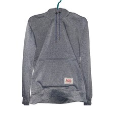 Soft Warm Cozy Light Grey Heather Charcoal Aeropostale 2 piece Sweatsuit SIZE M