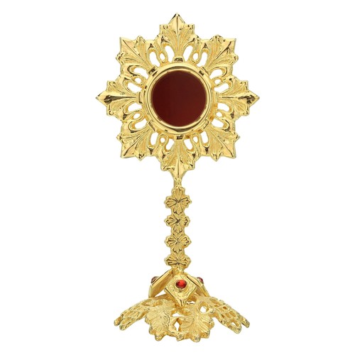 Solid brass reliquary with - reliquary,