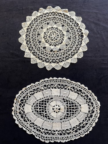 Large white doilies - 2,