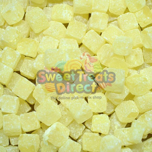 Pineapple cubes sweets - pineapple, hard