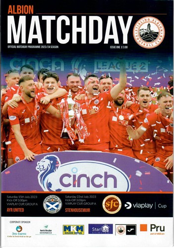 Stirling albion ayr united - v,