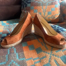 DUO Shoes Tan Suede Espadrille