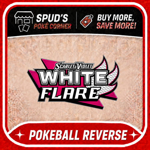 White flare poke ball - white,
