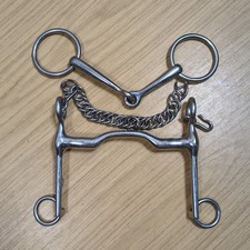 Double Bridle Bits, Coronet Weymouth 5 1/2" & Bradoon 5 3/4" *Free Postage*