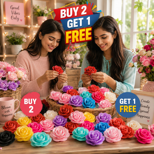 1000 foam mini roses - foam, wholesale
