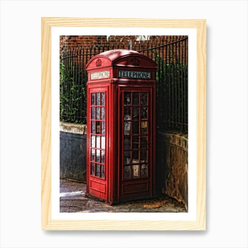 The red telephone box - box, art