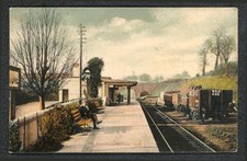 Lympstone Railway Station LSWR Exeter-Exmouth Branch Devon c1907