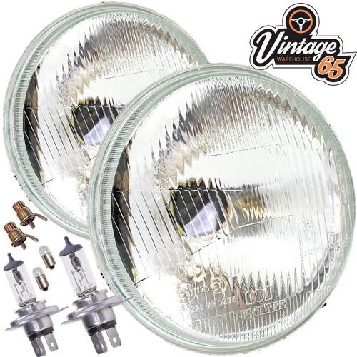 Inch round flat headlight - inch,