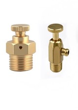 1/8"-1/2" BSP M8 M10 M12 Male Brass Manul Air Release Valve Vent Valve 1.6 Mpa