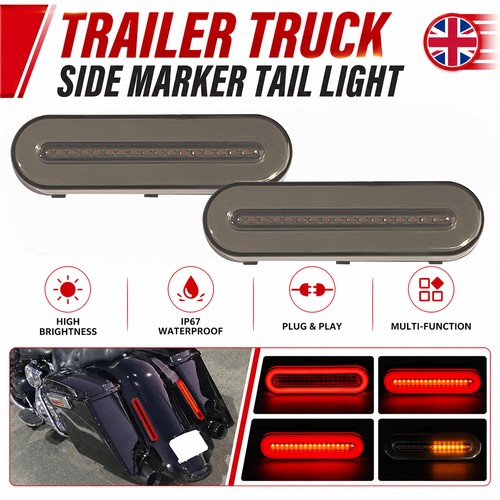 2pcs smoked led rear - 2pcs,