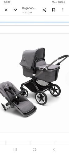 Bugaboo fox grey melange - grey,