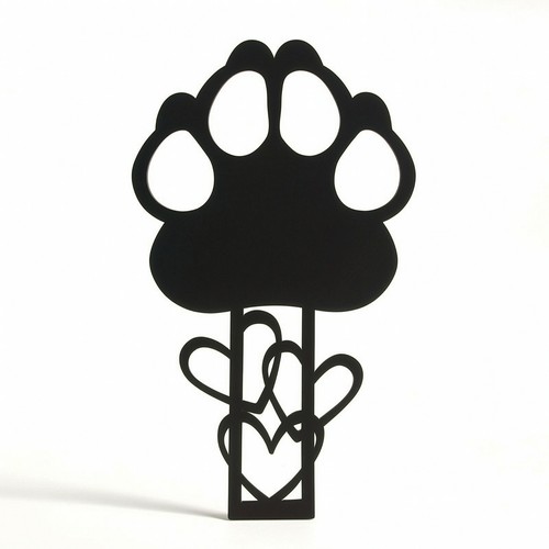 Pet memorial stake silhouette - memorial,