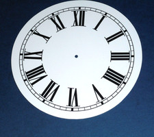 clock dial face paper card 4