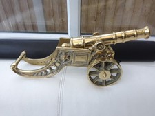Antique Vintage Brass Gun