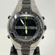 Pulsar Mens Watch Pilot World