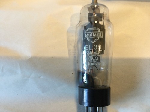 El38 mullard valve tubes - uk,