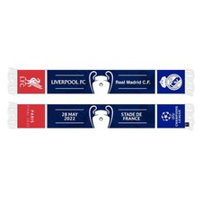Liverpool Real Madrid OFFICIAL Cup Final Match Champions League SCARF 2022 Paris