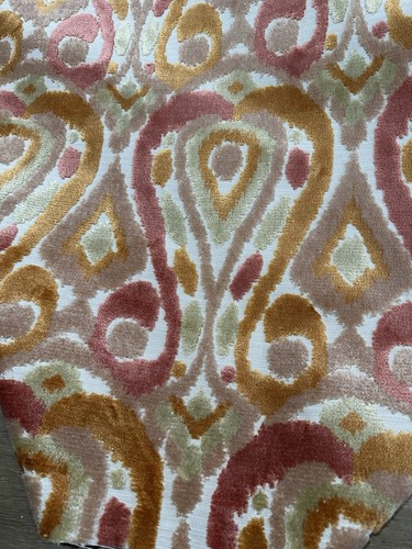 Kasuri ikat velvet fabric - velvet,