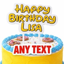 Simpsons Cake Topper