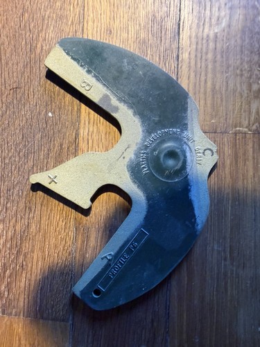 Train tyre gauge plastics - train,