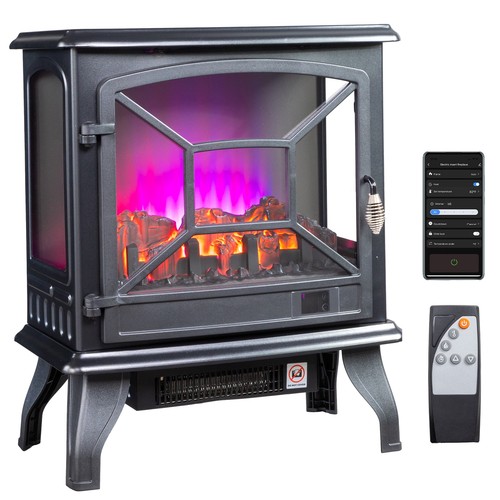 Electric fireplace heater - 23",