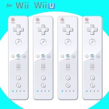 2X 1X White Remote Controller / Nunchuck For Nintendo Wii & Wii U Console 🎁 ✅