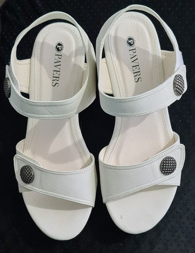 Pavers white sandals 5in - pavers,