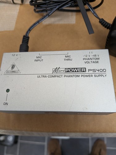 Behringer micropower ps400 - micropower,