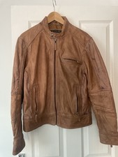 Woodland Leather Brown Biker