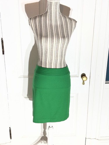 Talbots green pencil wool - pencil,