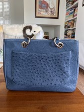 Genuine ostrich leather