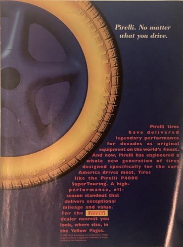 1994 pirelli tires print - 1994,