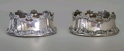 Silver plated wine bottle - plated,