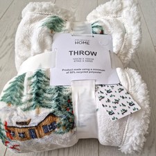 Primark christmas throw