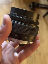 Olympus OM 50mm F2 Macro Lens