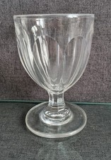 Victorian Slice Cut RUMMER Glass C1860, Hand Blown