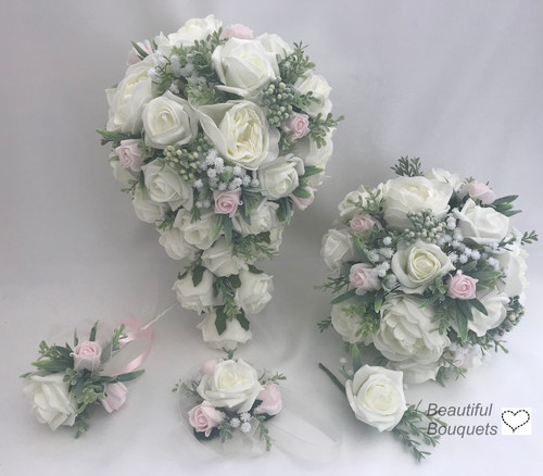 Wedding flowers ivory rose - flowers,