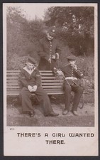 1905 RPPC  POSTCARD 'THERE'S A