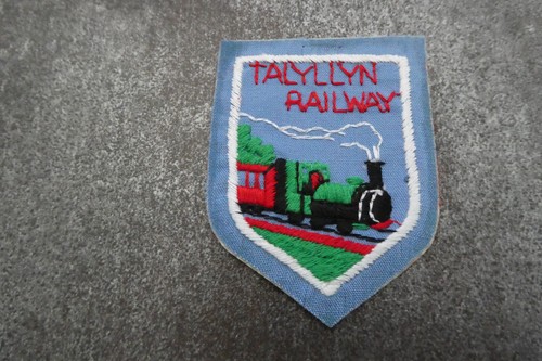Talyllyn railway woven cloth - railway,