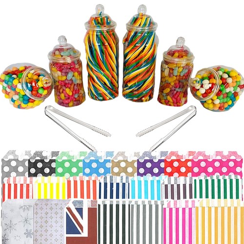 Plastic sweet jars 50 - sweet, 6