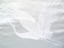 [AYANE] Japanese BRIDAL  KIMONO Fabric Viscose+Poli Mix 1