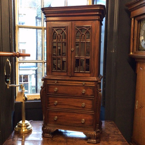 Miniature bureau bookcase - miniature,