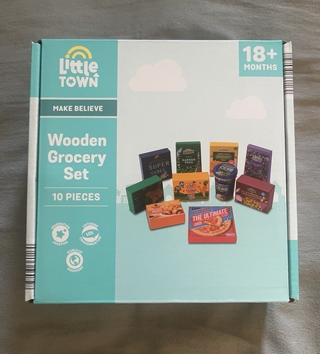Aldi little town wooden - aldi,