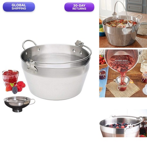 Large maslin pan jam pot - maslin,